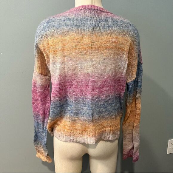 Rails x Revolve Camille Rainbow Mohair Sunset Sweater Size Large - Picture 7 of 11